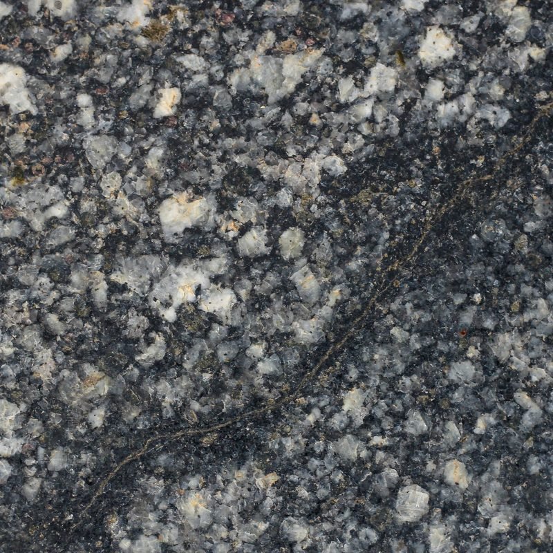 Close-up of a speckled granite stone surface.